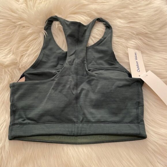 Outdoor Voices Move Free Crop Top - Evergreen XS - Picture 4 of 4